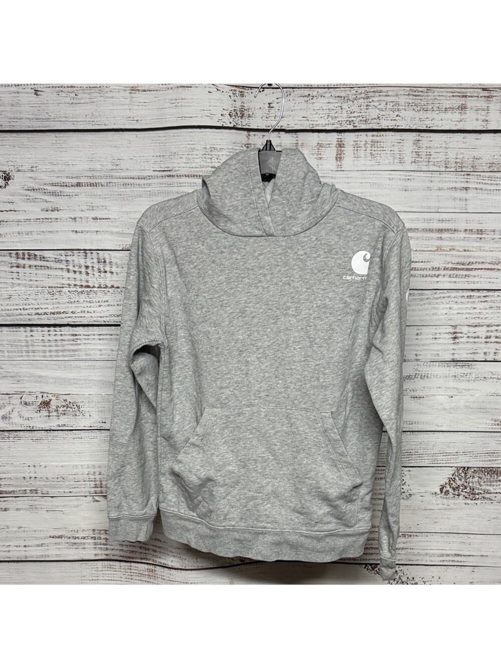 Carhartt Boys' Graphic Hoodie Gray Small